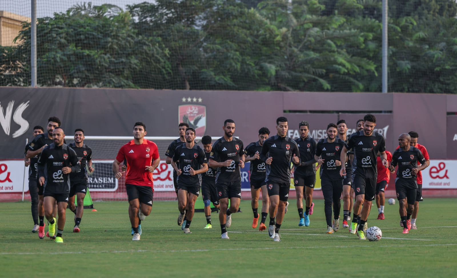 Ongoing preparations ahead of the Egyptian Super Cup