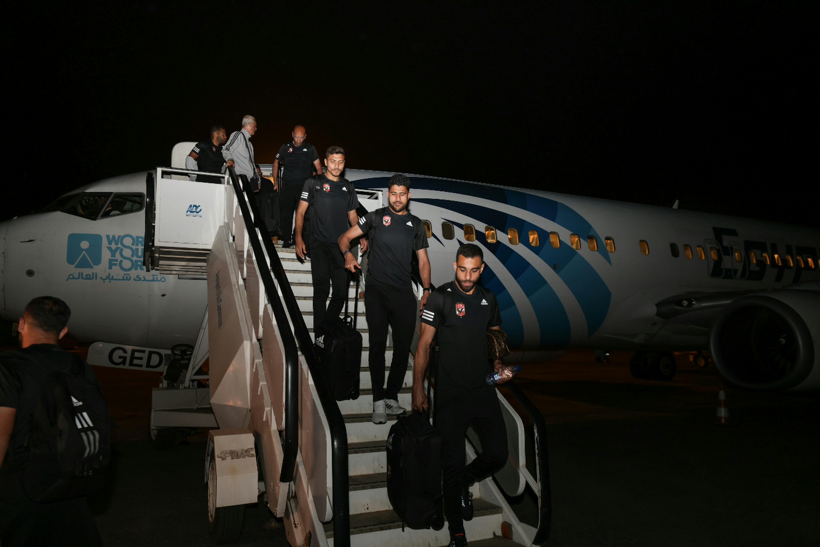 Al Ahly Arrive in Cameroon