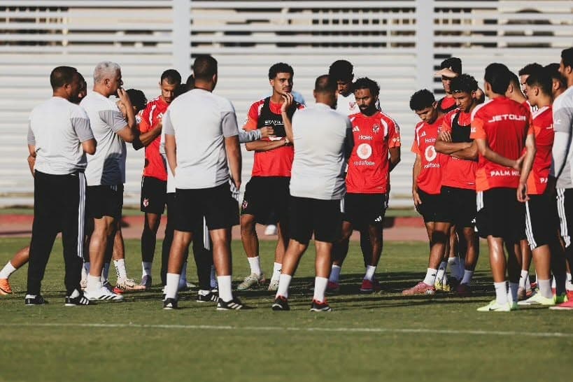 مران الأهلي| الفريق يستأنف تدريباته.. وأكرم توفيق يتعافى من نزلة برد