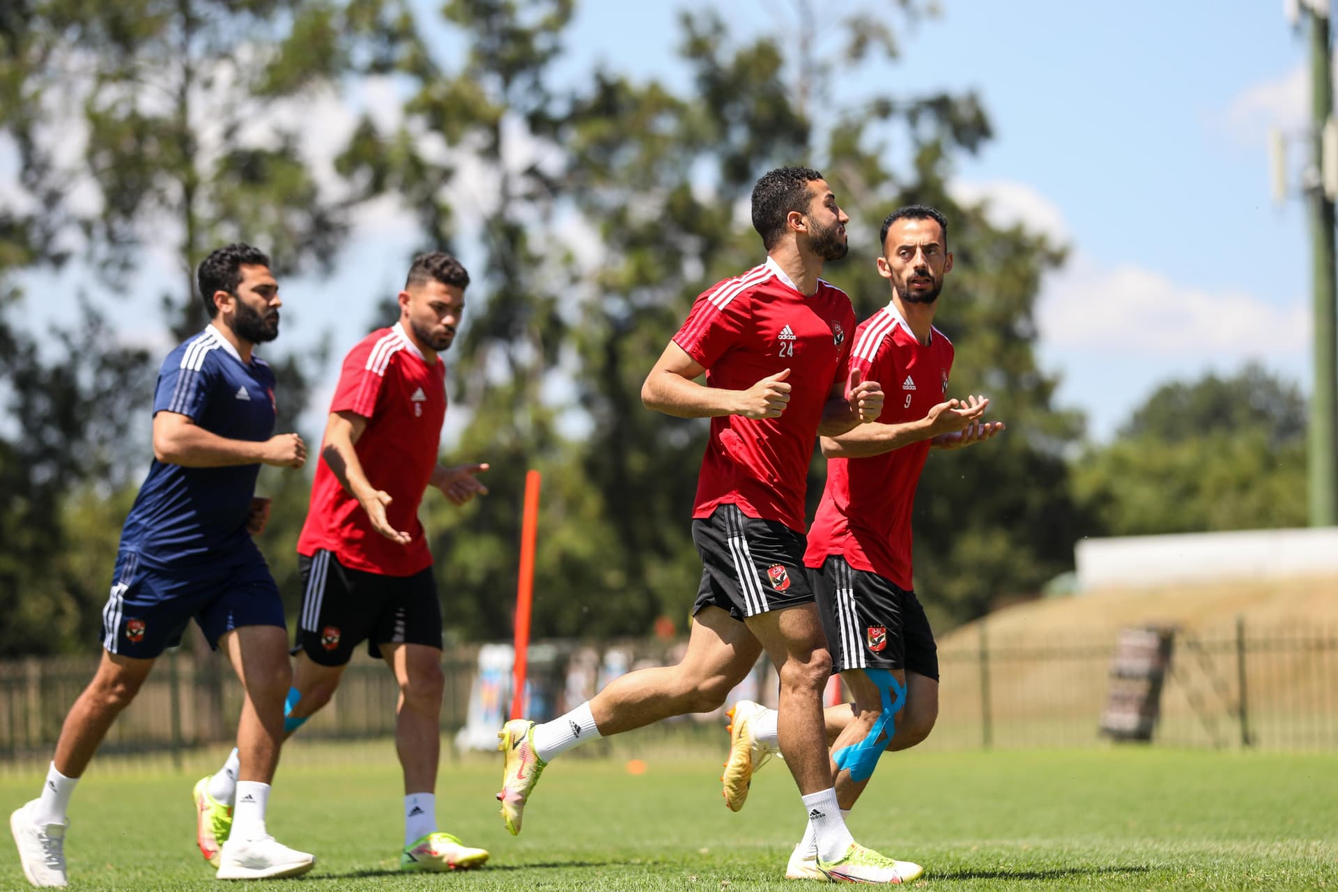 دوري أبطال إفريقيا| «عبد المنعم» يشارك في المران الجماعي