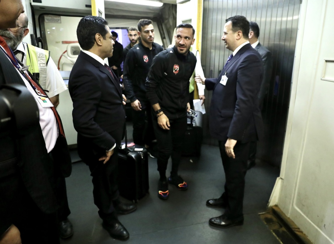 The Red Eagles Land in Johannesburg