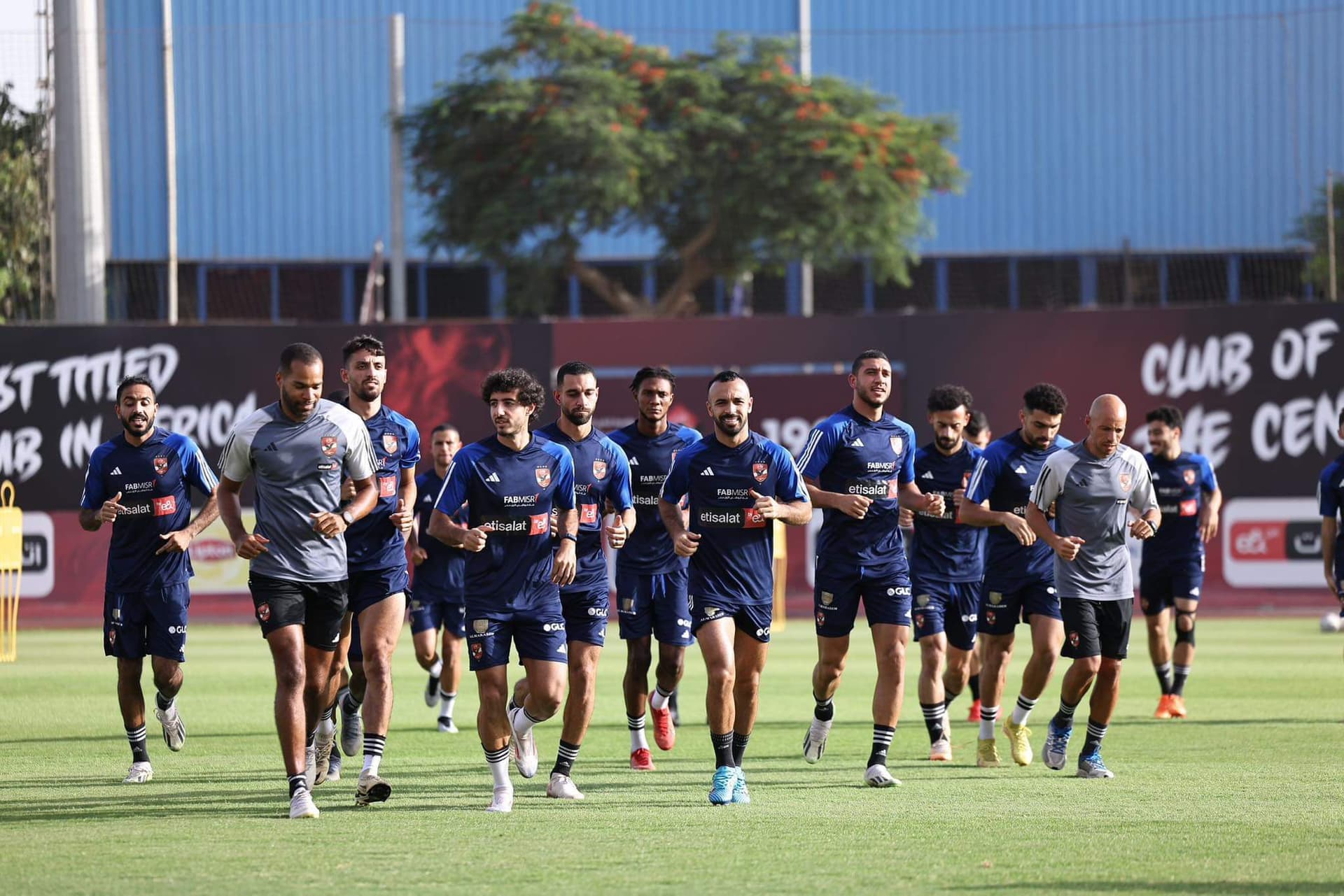 مران الأهلي| الفريق يواصل تدريباته استعدادًا لمباراة الاتحاد السكندري