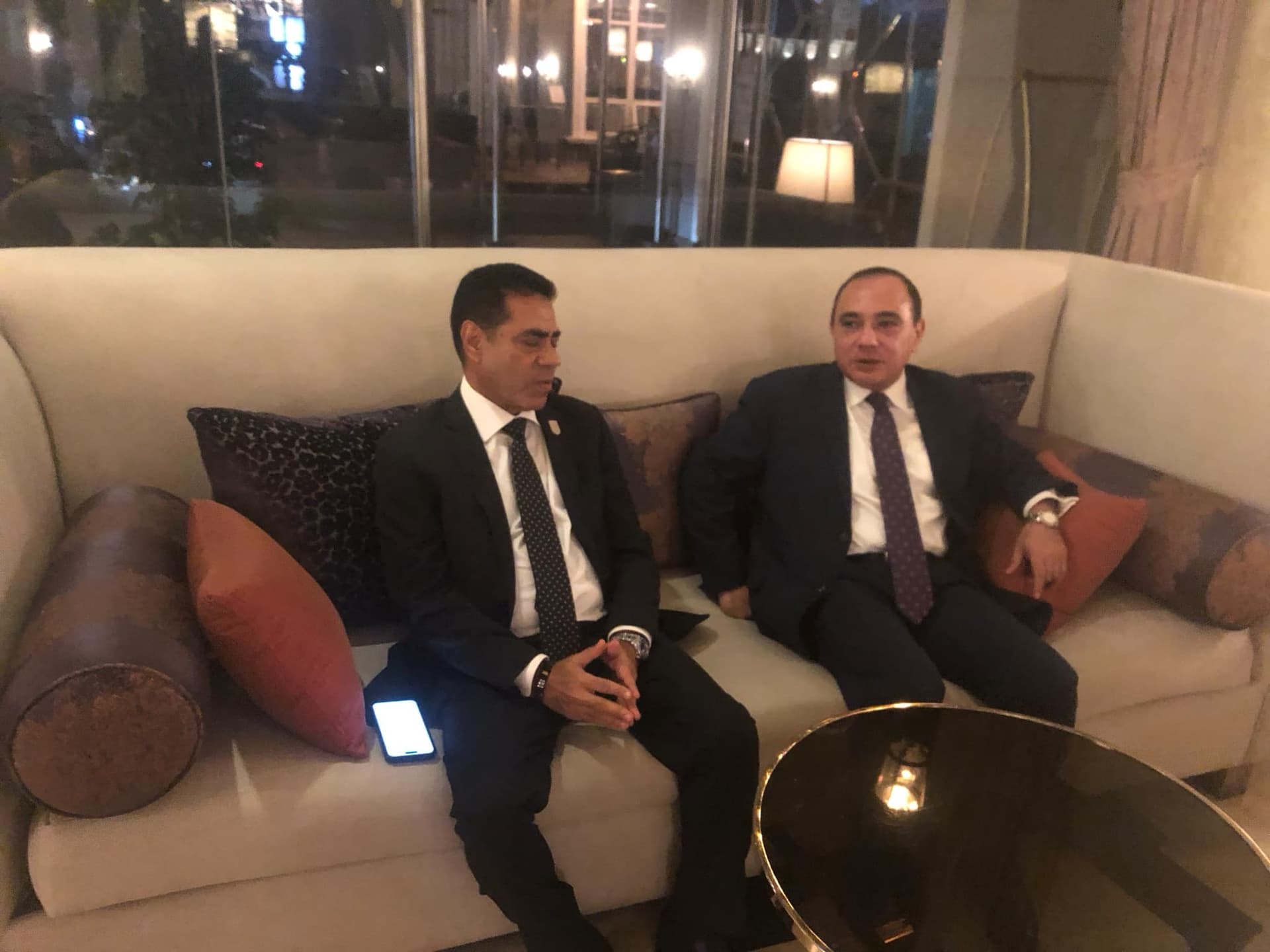 L'ambassadeur d'Egypte au Kenya reçoit la délégation d'Al Ahly à l'hôtel