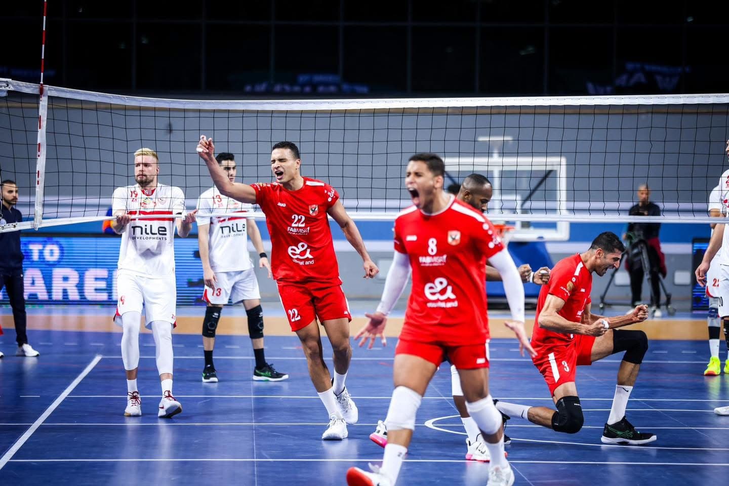 «رجال طائرة الأهلي» يفوز على الزمالك في أولى مباريات نصف نهائي الدوري