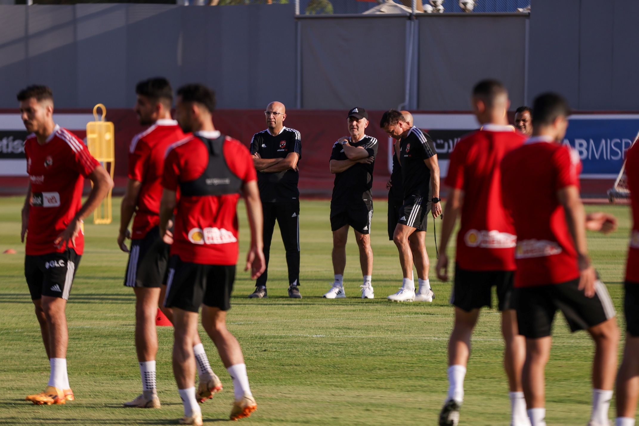 L'équipe poursuit son entraînement pour El-Mokawloon