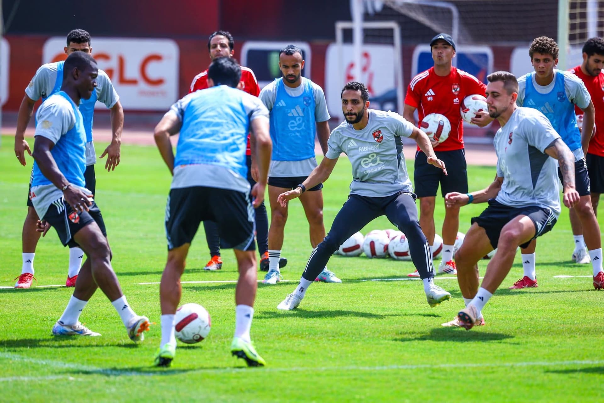 Al Ahly continue training for the Egyptian League game against Pharco FC