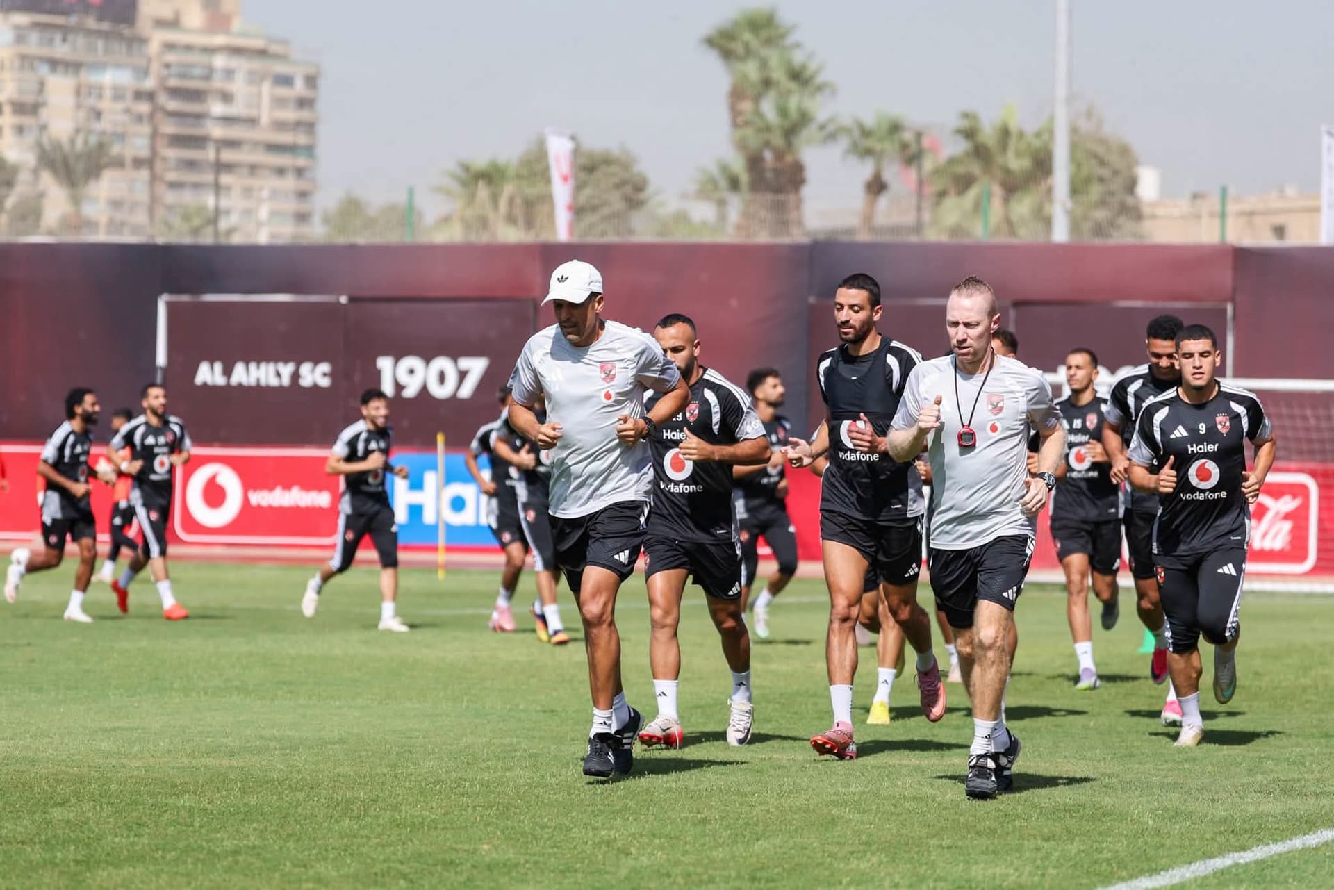 Highlights from Al Ahly training session