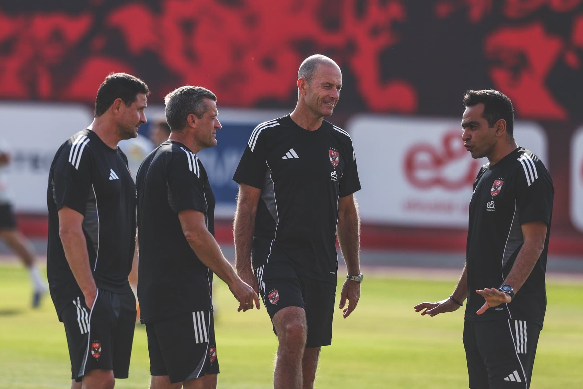 Entraînement de l’équipe en préparation du match contre Aigle Noir