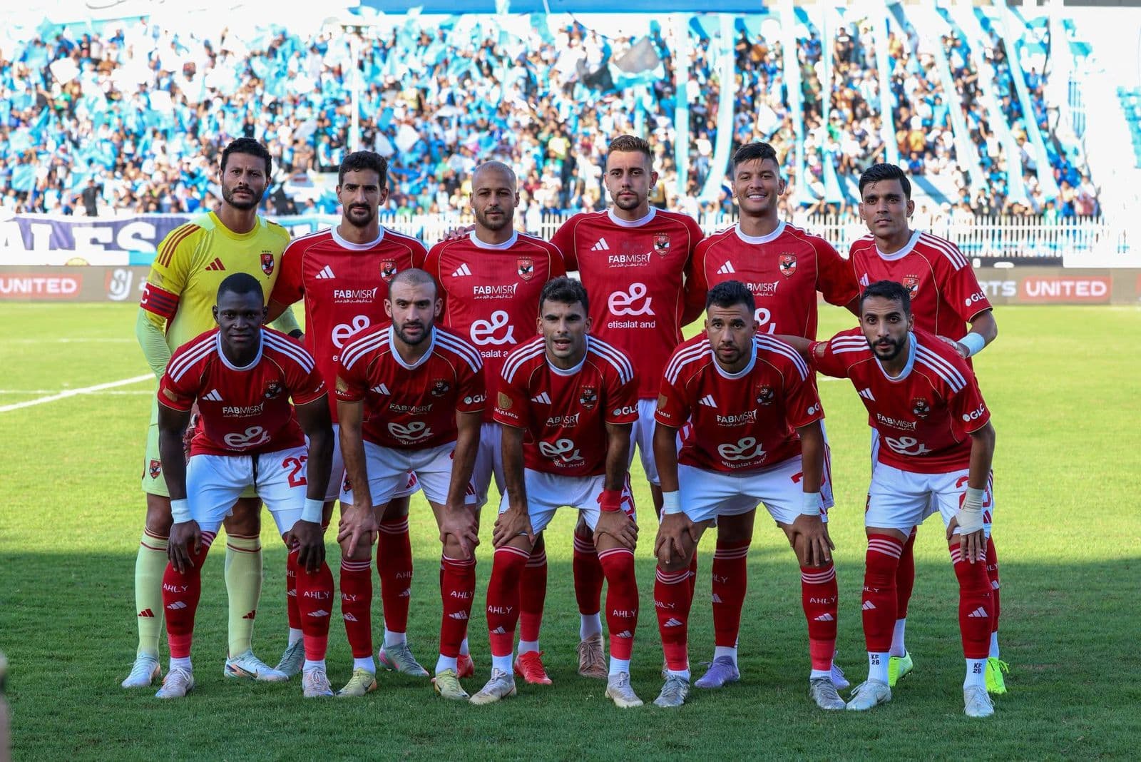 لقطات من مباراة الأهلي وغزل المحلة بالدوري