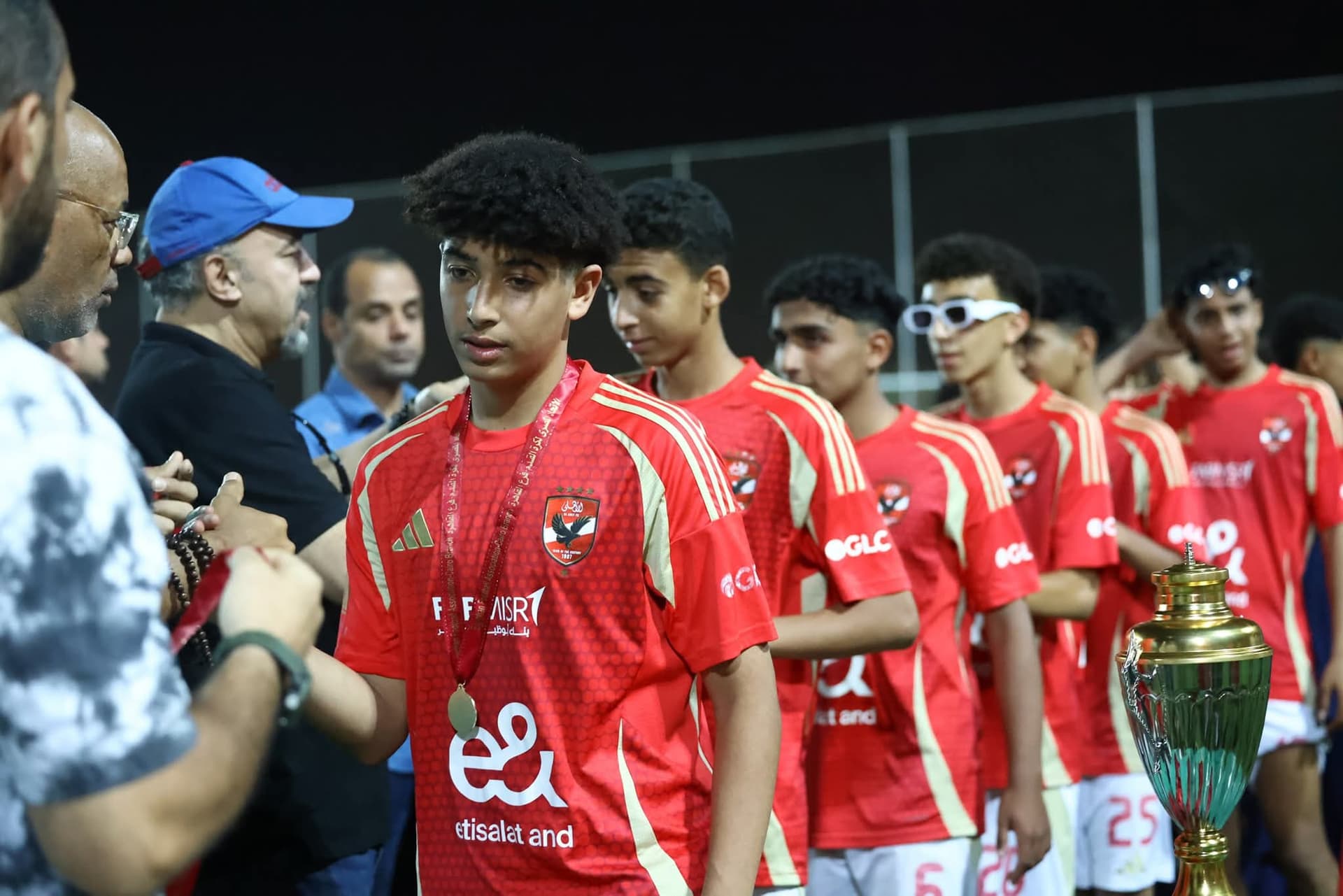 Moments de la consécration d’Al Ahly U10 avec la Coupe de la Ligue de la région du Caire
